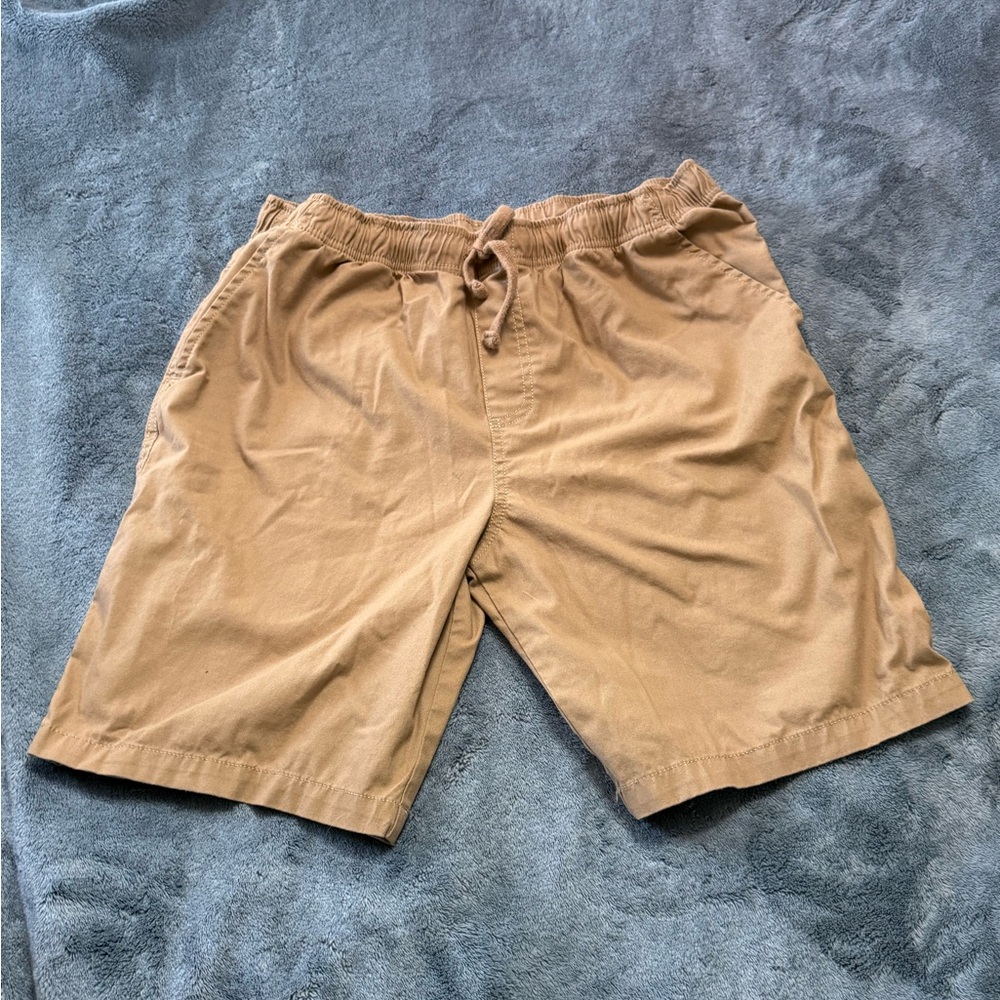 Wonder Nation Boy’s Tan Flat Front Shorts